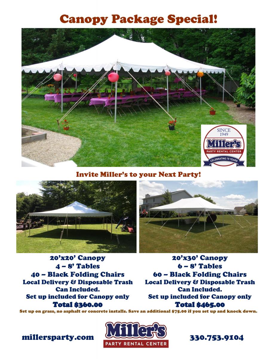 miller s garden center meadville pa on April Special Miller S Party Rental
